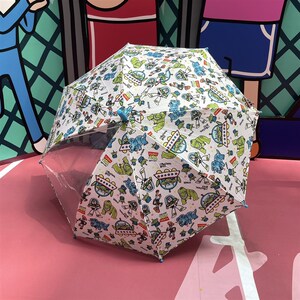 海淘同款!爆款玩具总动员儿童伞恐龙巴斯光年三眼怪兽手动伞