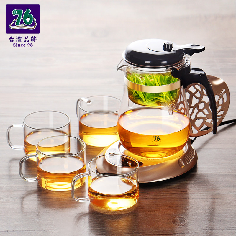 台湾飘逸杯易泡杯过滤沏茶壶茶具组耐热玻璃冲茶器