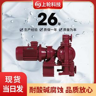 2540二氟衬氟电动双隔膜泵耐腐蚀防爆化工厂循环水泵 DBY
