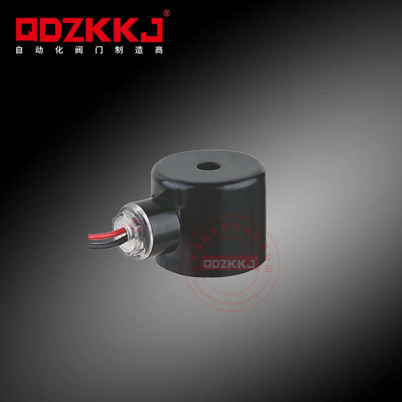 防爆电动电磁阀线圈DN15DN20DN25直拉膜片式塑封线圈 AC220VDC24V