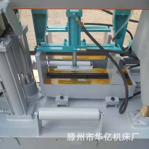 厂家供应GB4240-500双钳口中间锯床双立柱卧式金属带锯床