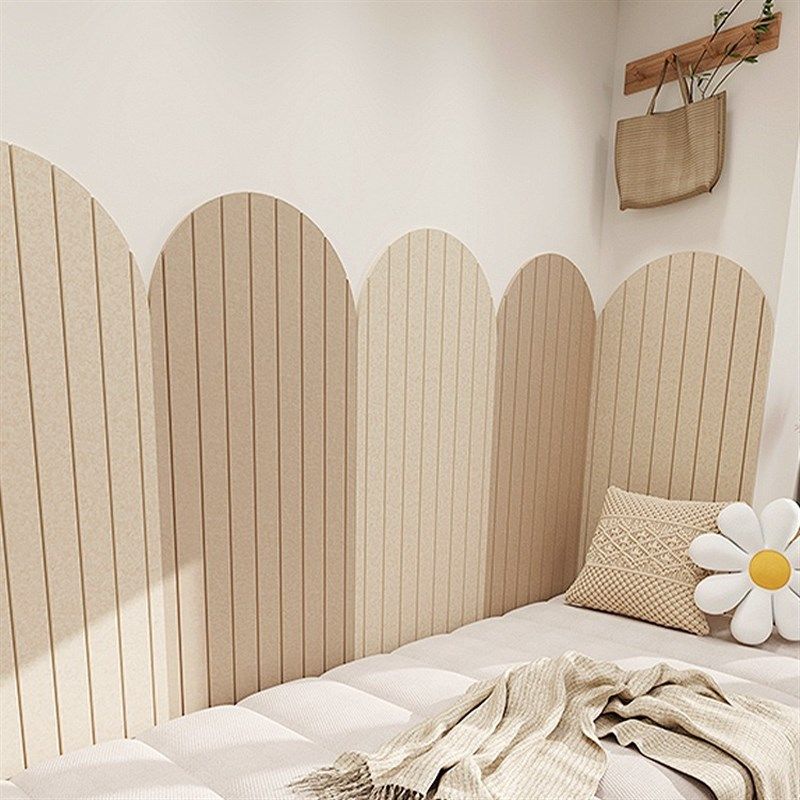 背景墙墙面装饰房间卧室立体墙贴极薄拱形床头立板背板半墙软包,家居饰品,软装墙贴,淘宝优惠券,粉丝福利购,淘宝优惠卷