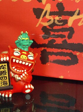 狮三百十二生肖可爱树脂摆放祝福手工艺术