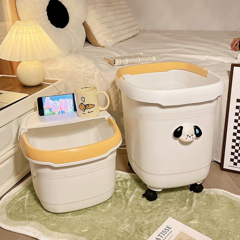 泡脚桶创意家用宿舍女泡脚盆洗脚桶洗脚盆过小腿可爱高深桶带轮子,家庭/个人清洁工具,足浴盆/足浴桶,淘宝优惠券,粉丝福利购,淘宝优惠卷