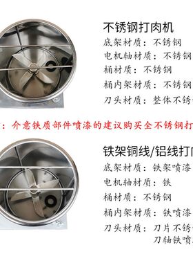 沙县小吃设备绞肉打肉机馄饨云吞扁肉线搅拌馅搅碎