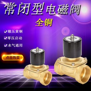 气动水管2w 025 08常开2w160 15电磁220控制阀220v冲水阀2w040
