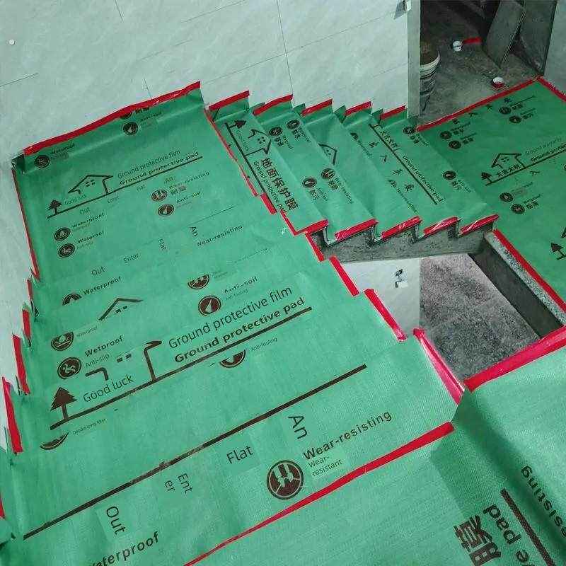 装修楼梯踏步保护膜地面铺垫地砖瓷砖地垫防护膜家装铺地一次性