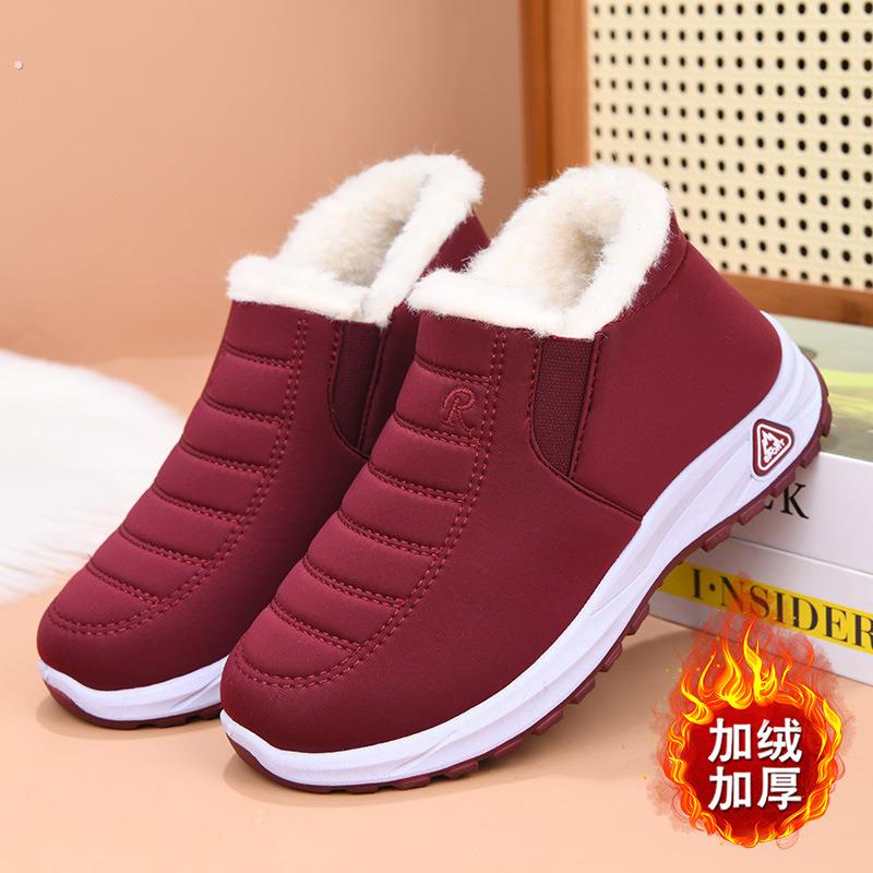 绵羊毛棉鞋男冬季加绒加厚中老年运动鞋软底防滑爸爸鞋防滑老人鞋