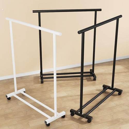 简易晾衣架落地卧室折叠家用晾衣服杆室内阳台架子凉晒挂衣架衣柜