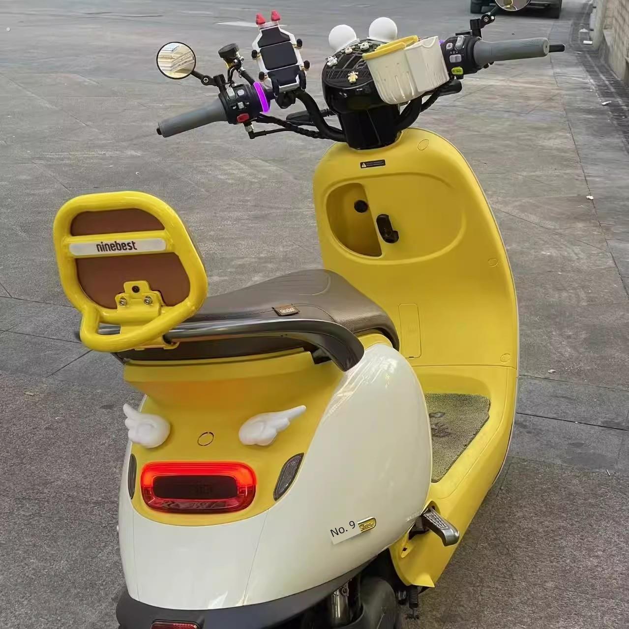 适用9号九号电动车q80c靠背qMAX qzmaxq0c q85C q90c后椅靠背配