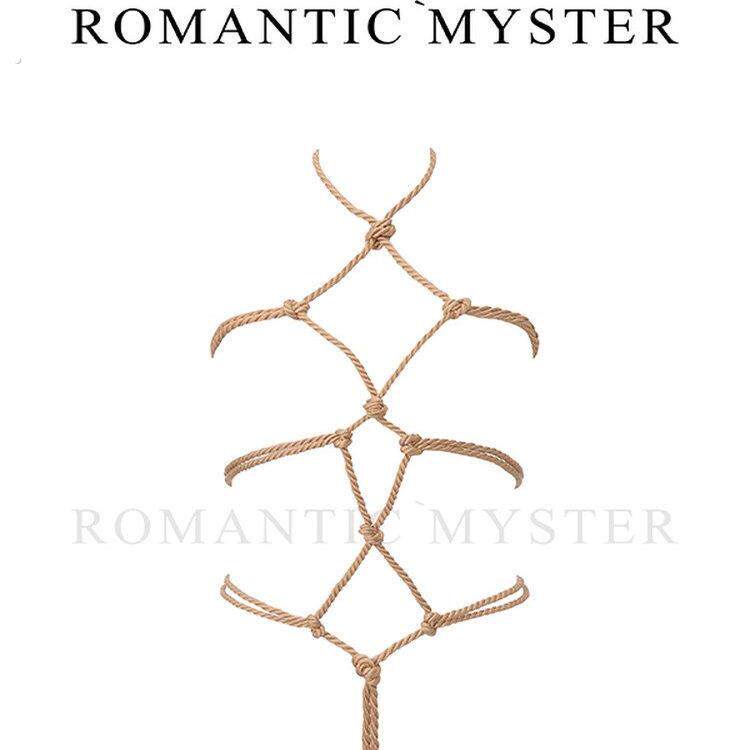 帮你绑好啦 直接穿的性感绳衣高级感连体衣三点式比基尼龟甲缚女