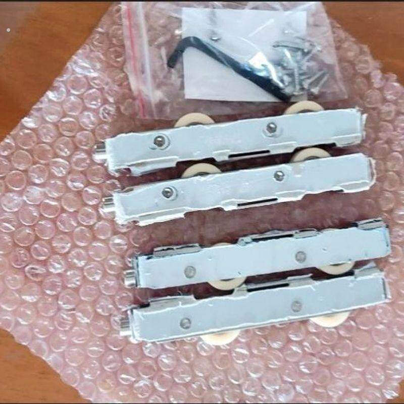 不锈钢15宽长条轮断桥铝移窗滑轮地轨轮趟门中空玻璃拉门条形轮