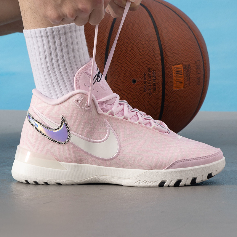 耐克（NIKE）运动鞋男鞋夏季新款户外LBJ NXXT GENISUS EP 训练透