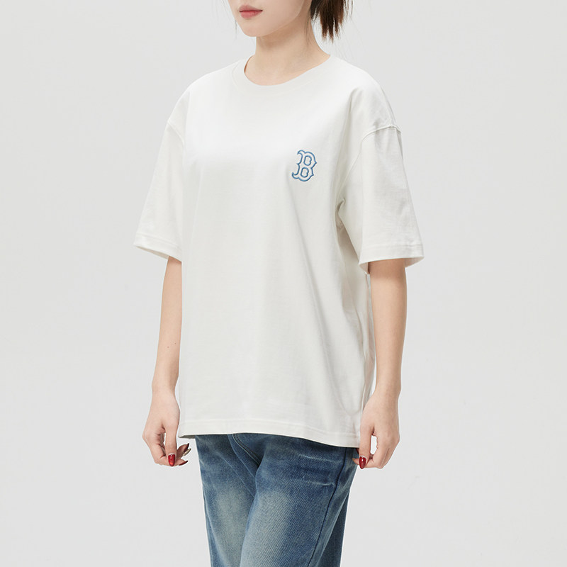 耶运动MLB男装女装运动服2026夏季款经典复古老花系列纯休闲短袖t