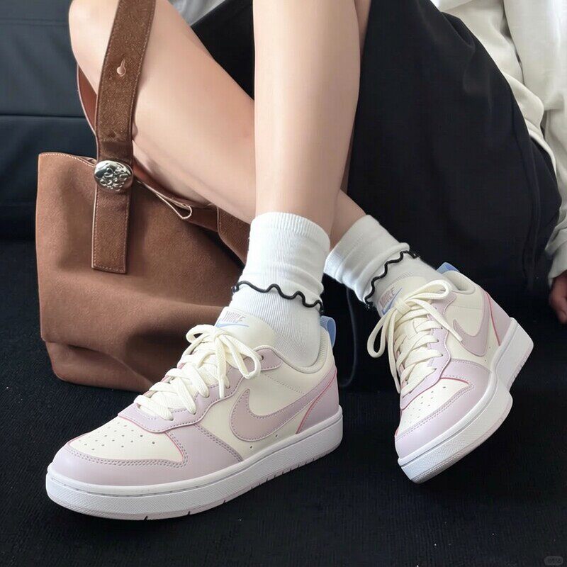 NIKE耐克女鞋官方正品秋季新款香芋紫COURT板鞋透气运动鞋IX5006