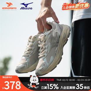 美津浓RACER S官方跑步鞋男鞋2026春夏新款运动鞋脏脏银休闲鞋子