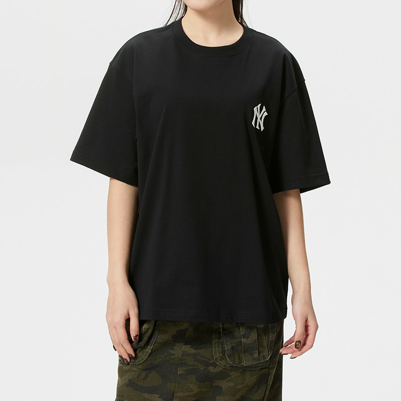 耶运动MLB男装女装夏季运动服纽约洋基休闲时尚潮牌情侣款短袖T恤