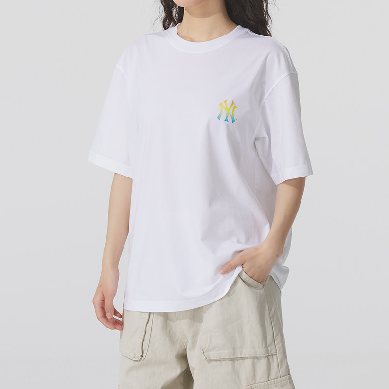 耶运动MLB男装女装 夏季新款运动服跑步健身训练服舒适透气短袖