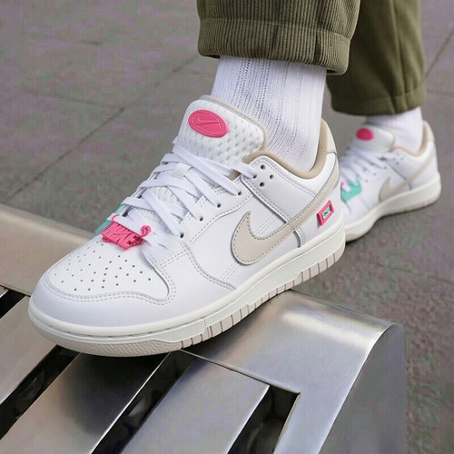 耐克DUNK板鞋女米白DX6060正品
