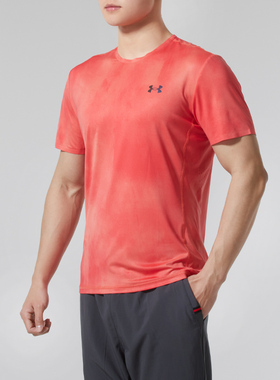 UA安德玛男运动短袖新款快干透气圆领T恤户外跑步训练半袖13836