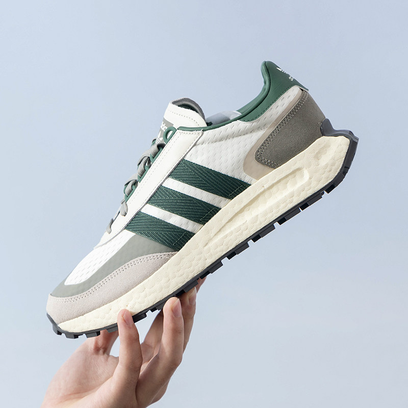 阿迪达斯三叶草休闲男鞋女鞋新款RETROPY E5低帮复古运动鞋IE39