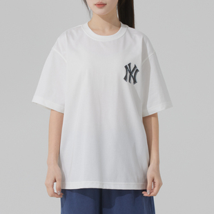 耶运动MLB男装女装夏季新款情侣运动T恤跑步健身训练潮流时尚休