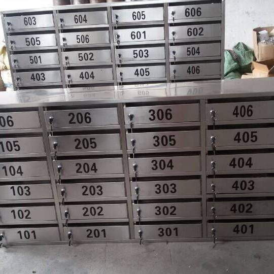 厂家直供不锈钢信报箱镀锌板信报箱小区社区信报箱智能定制