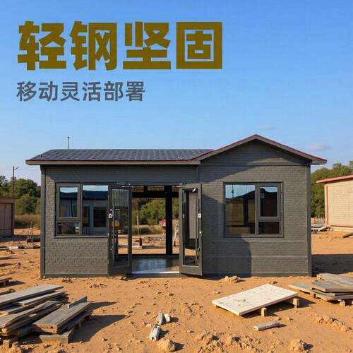 集装箱活动房移动房集成房屋轻钢别墅可移动民宿公室快拼箱板房