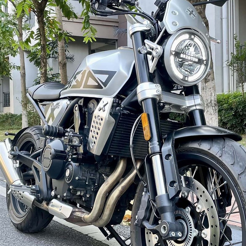 高金GK500护杠 摩托车改装保险杠 防摔杠 铝合金护杠