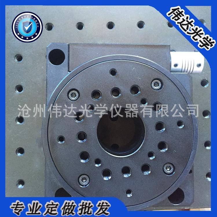 厂家生产精密蜗旋蜗杆传动360°回转台超薄高精度直径60台面