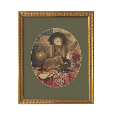 加安加丽佛兰兹小众艺术复古怀旧装饰画卧室玄关客厅壁画背景挂画