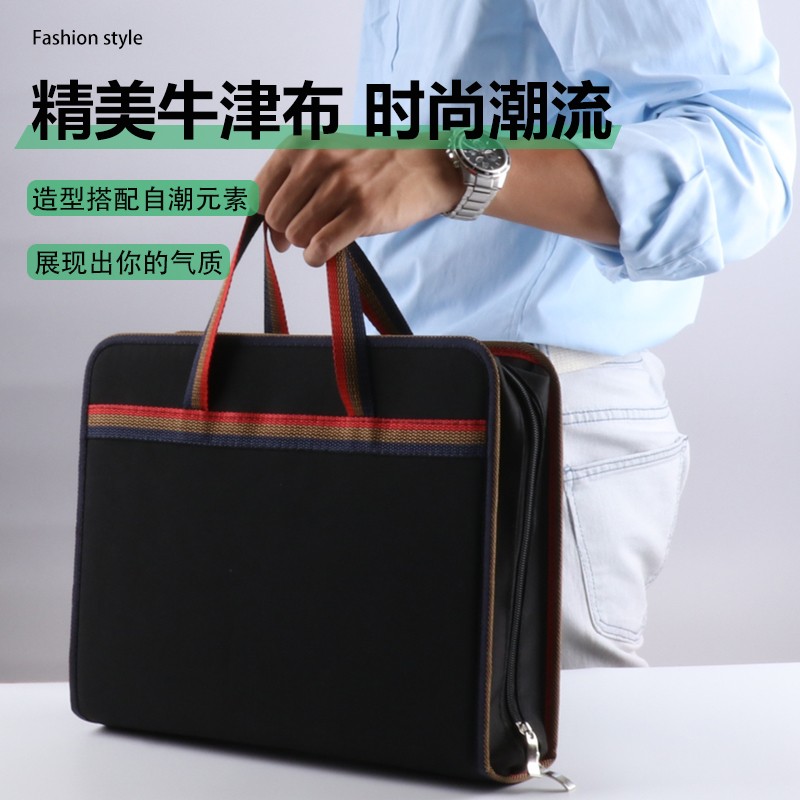 层容量风琴包多层拉链包生用试卷夹文件袋票据收纳资夹