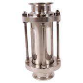 快装 玻璃管视镜流体管道观察视镜视盅 直通式