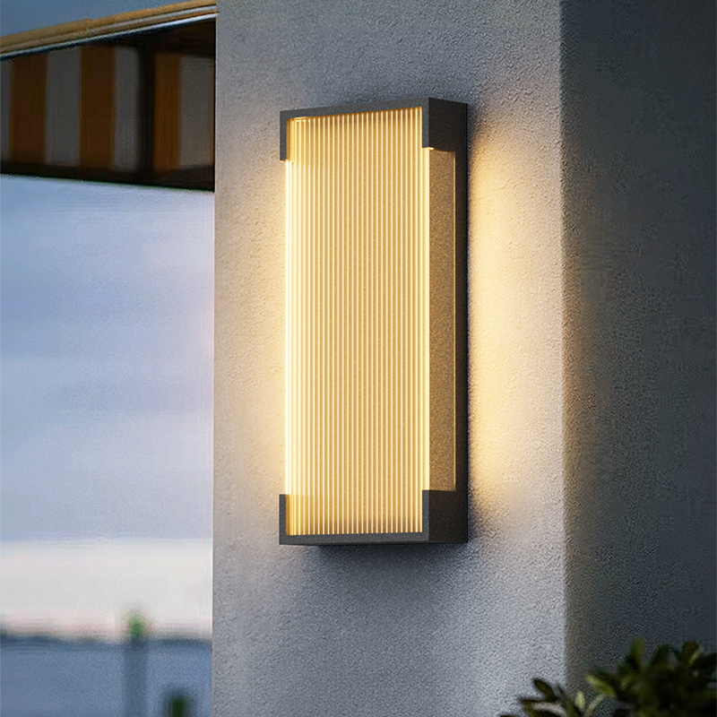 户外壁灯太阳能庭院现代室外防水别墅阳台花园露台大门口外墙墙灯