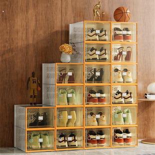 盒鞋 架网红鞋 子收纳神器省空间鞋 鞋 盒子透明 柜收纳盒抽屉式 加厚鞋