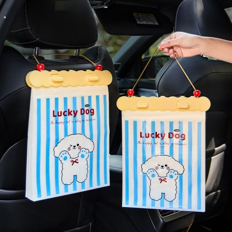 车载垃圾袋可挂式车立袋汽车内用便携式学生课桌专用清洁袋垃圾桶