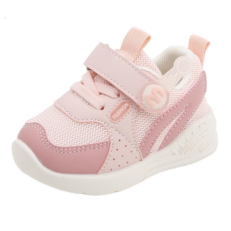 学步鞋女宝宝春秋男软底机能鞋0一1-3岁半婴幼儿秋季透气儿童鞋子