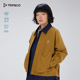 TRIP&CO2025新款 男女同款 复古休闲舒适通勤牛仔拼接假两件外套