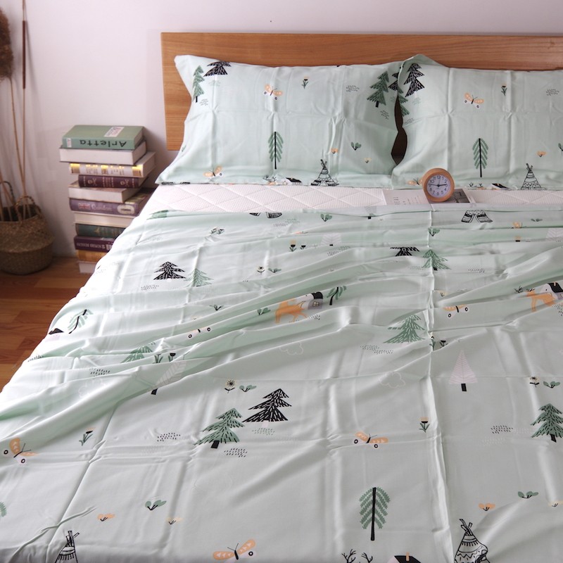 竹纤维床单软凉席夏季凉感席子夏天生单双人加厚可水洗机洗睡单,床上用品,床单,淘宝优惠券,粉丝福利购,淘宝优惠卷