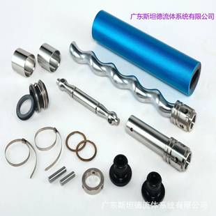 莫诺单螺杆泵通用配件定子转子定转子泵配件等现货库存水泵耐腐蚀