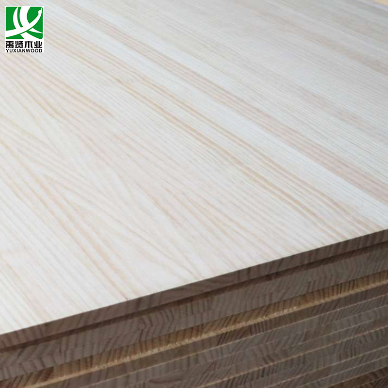 E0级新西兰智利进口辐射松实木直拼板免漆板UV板家居双面无结