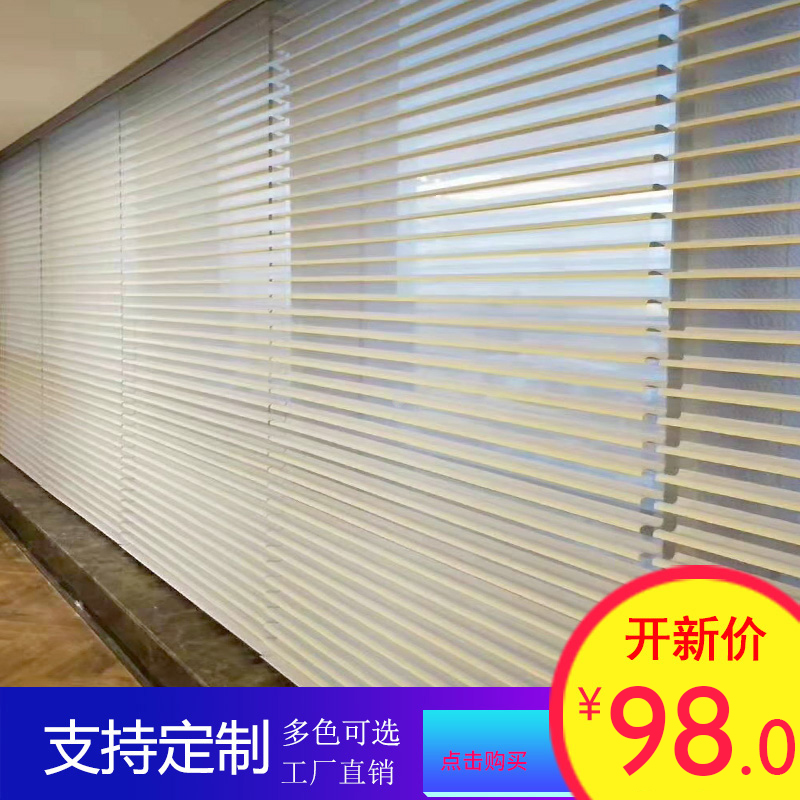 韩式香格里拉帘柔纱帘遮光卧室客厅卫生间百叶窗帘阳台办公室卷帘