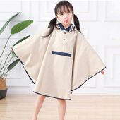 宝宝儿童雨衣女童男童幼儿园生小孩大小童潮流简约雨披春夏