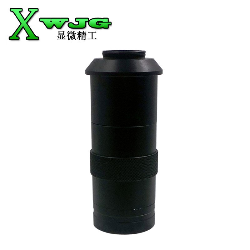 厂家直销数码显微镜工业镜头迷你视觉单筒M1218视频镜头可调130倍