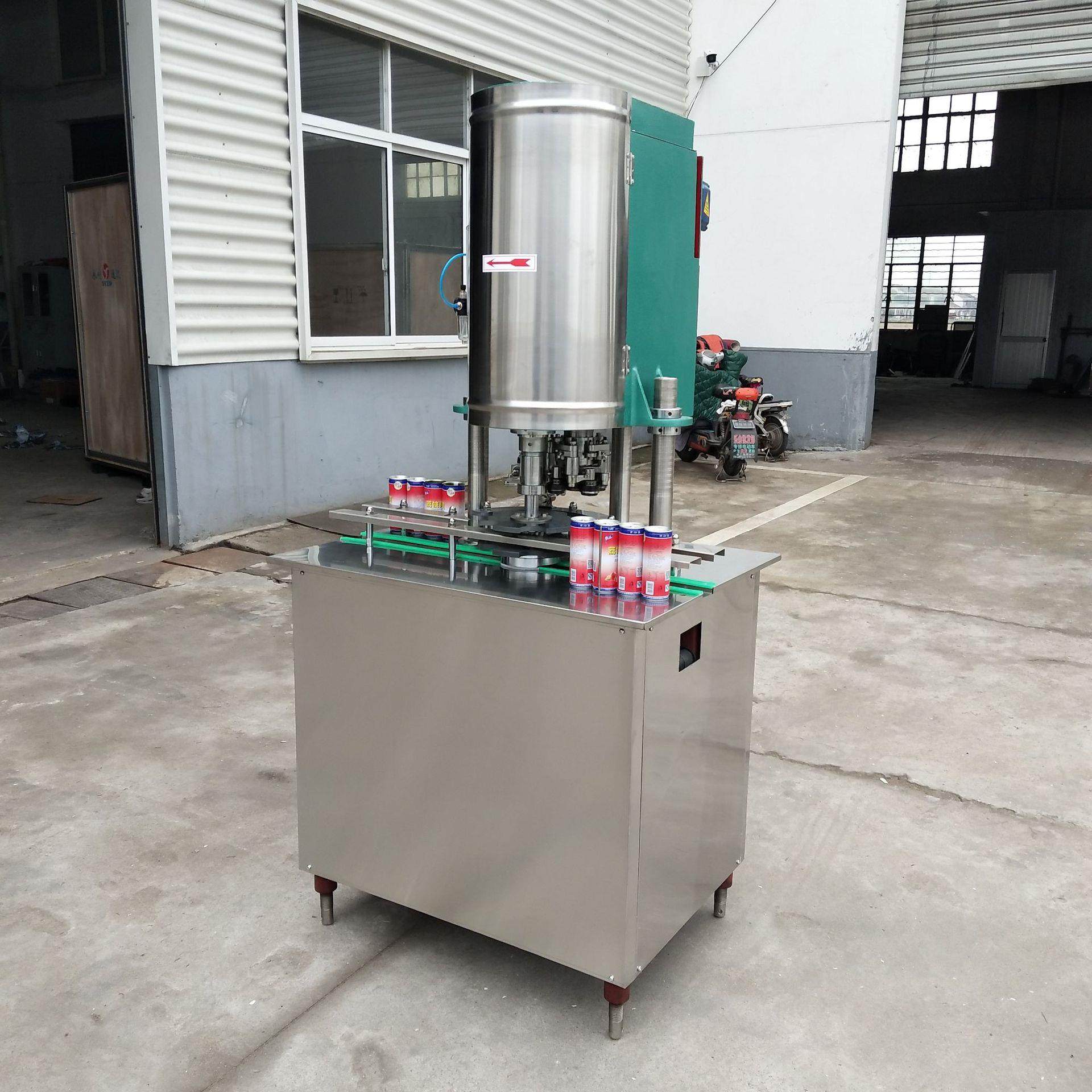 午餐肉封罐机 定制视频封口机 马口铁罐封口机 易拉罐封口机