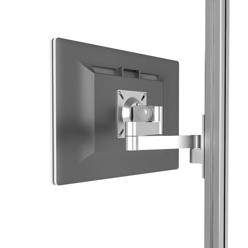 昊雄显示器支架壁挂旋转可伸缩悬挂铝型材挂墙托架墙壁挂架子