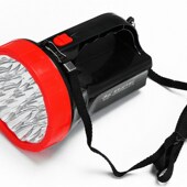 雅格3507强光应急灯充电式 LED手电筒手提灯探照灯户外安防手电灯