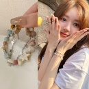 双层手链女奶油星星叠戴小众闺蜜串珠多巴胺时尚 轻奢精致高级手饰