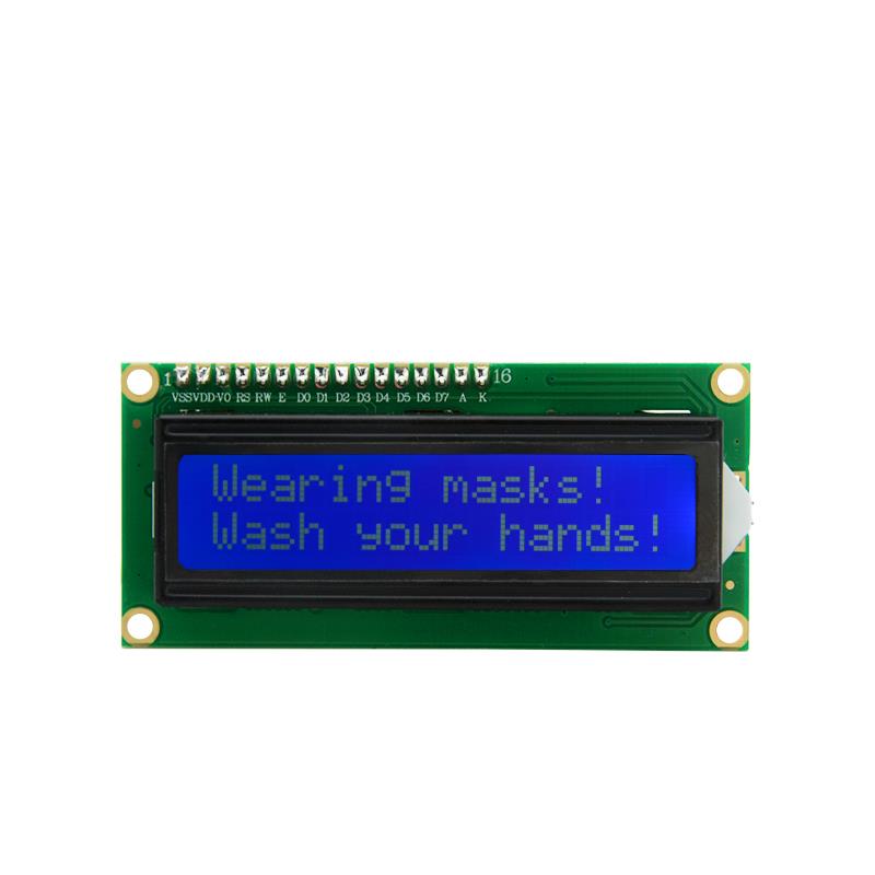LCD1602转接板 含液晶显示屏 IIC/I2C/接口 送 函数库 转接模块