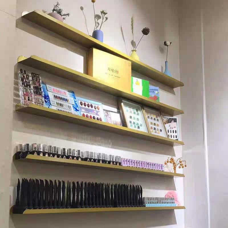 铁艺墙上置物架现代简约一字隔板网红壁挂书架卧室客厅展示架